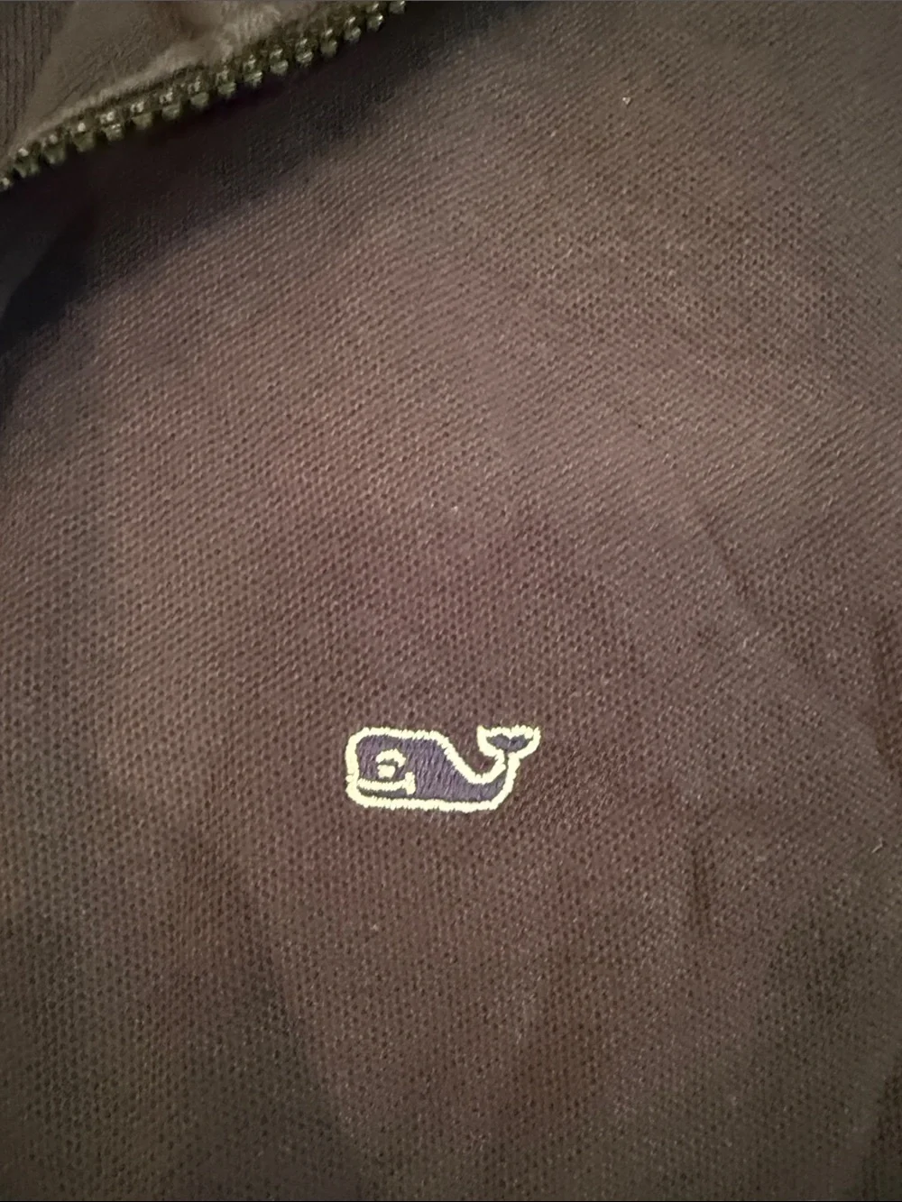 Vineyard Vines Men’s Black Quarter-Zip Sweater